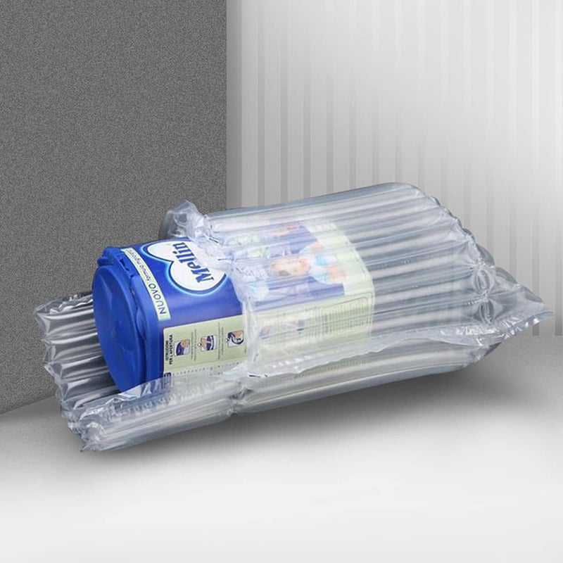 RESISSHO Bubble Cushion Wrap Sleeves, 100 Pack Packing Air Protector Bags Inflatable Air Cushion Bags for Packaging Porcelain Glass Milk Powder Can Ceramic Cooking Oil - Image 1